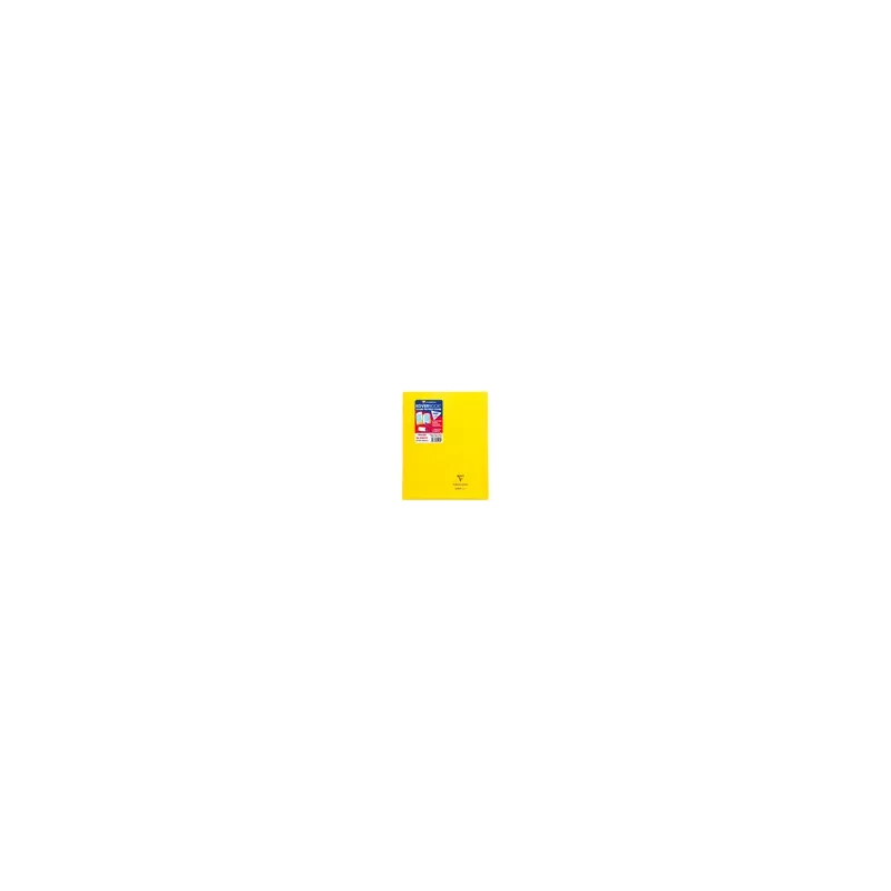 KOVERBOOK CAHIER 24X32 96P SEYES JAUNE 90G PIQURE