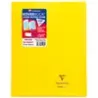 KOVERBOOK CAHIER 24X32 96P SEYES JAUNE 90G PIQURE