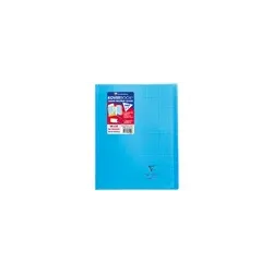 KOVERBOOK CAHIER 24X32 96P SEYES BLEU 90G PIQURE