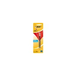 BIC 4 COULEURS 2 RECHARGES ROUGE