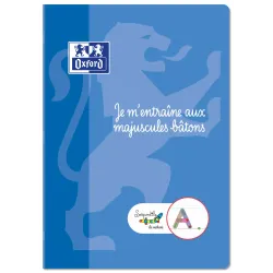 CAHIER ECRITURE MS/GS - MAJUSCULE BATON