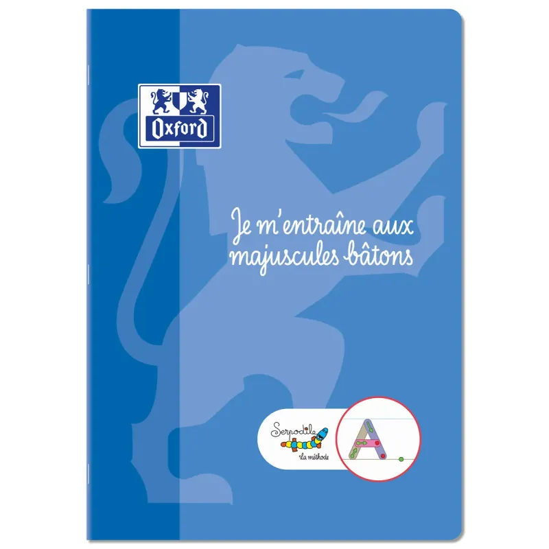 CAHIER ECRITURE MS/GS - MAJUSCULE BATON